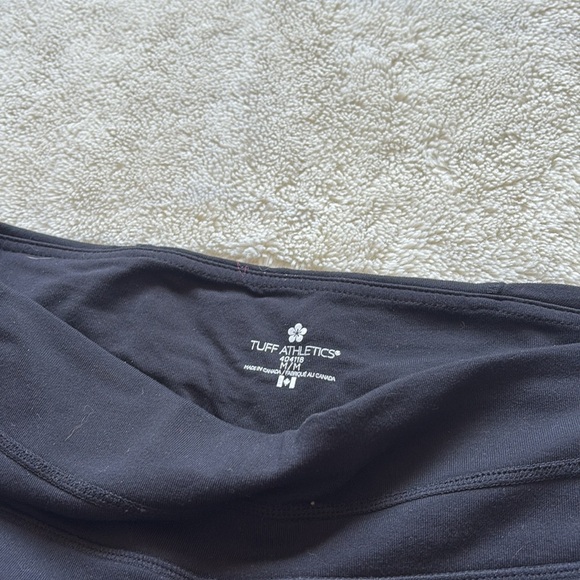 Tuff Athletic Black Leggings – Size Medium | Like New | Performance Meets Style - Picture 3 of 4